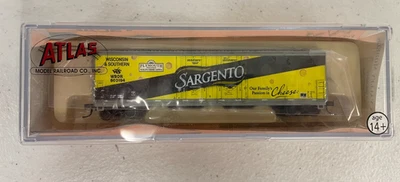 Atlas Fox Valley Models Sargento Cheese N Scale DPD Boxcar Rare Item #FVM 8910 - Image 1 of 4