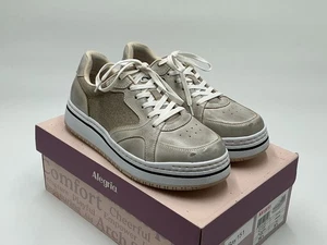 Zapatilla deportiva Alegria Alyster ALY-6381 para mujer talla 9,5 crema estilo de vida zapatos ebay151 - Imagen 1 de 5