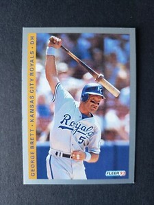 1993 Fleer George Brett Baseball Card #236