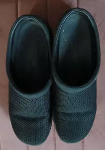 Size 10 Merrell Women's Black Moc Slip On Mules Shoe Encore Breeze - Picture 1 of 6