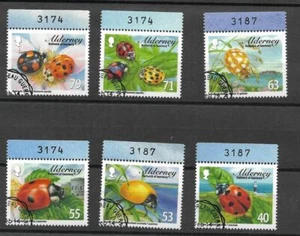 ALDERNEY, 2014 LADYBIRDS OF ALDERNEY, FINE USED SET - Picture 1 of 1