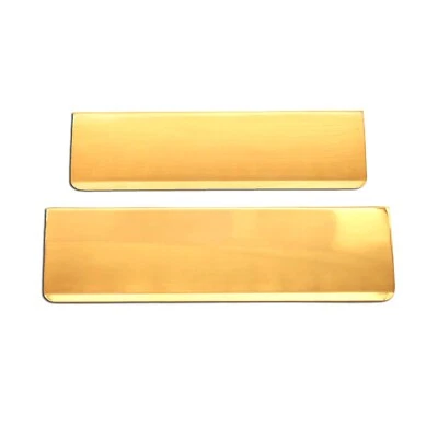 Polished Brass Victorian Letter Plate Internal Tidy Inner Flap Cover 279 / 305mm - Image 1 of 3