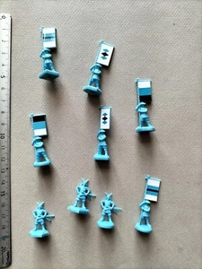 9 x SAMURAI FLAGS & DAIMYOS MINIATURE/ 1/72 /SAMURAI SWORDS /SHOGUN/MB / G969 - Imagen 1 de 1