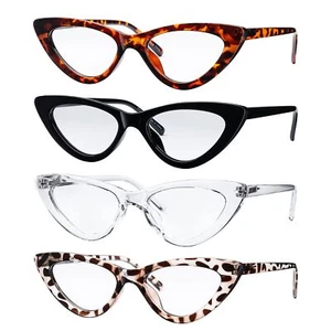 Reading Glasses Blue Light Blocking Cat Eye Eyeglasses Computer Readers Anti - Picture 1 of 40