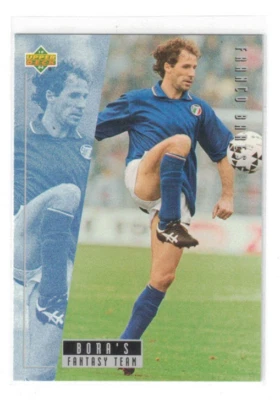 Upper Deck World Cup USA 1994 Bora's Fantasy Team Insert: Franco Baresi (B6) Foto 1 de 2