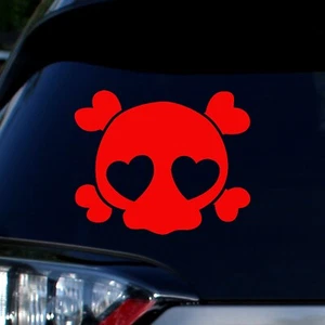 Skull Sticker - Cartoon  Skull Decal - Foto 1 di 10