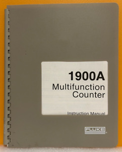 Fluke 384875 1981 1900A Multifunction Counter Instruction Manual.