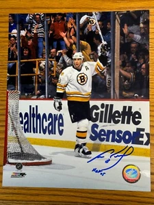 CAM NEELY, TERRY O'RELLY & KEN HODGE SIGNED AUTOGRAMME 8X10 FOTO BOSTON BRUINS - Bild 1 von 3
