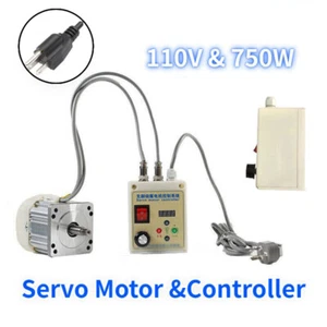 Servomotor y controlador controlador de torno de montaje facial interruptor motor sin escobillas 110V 750W - Imagen 1 de 13