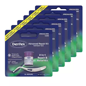 Dentek Temparin Max Repair Kit, 13+ Repairs, 2.64 Grams (Pack of 6) - Picture 1 of 12