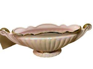 sadler Majestic pink Lustre ware gondola mantle vase 1930s art pottery kitchen! - Picture 1 of 24