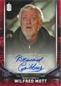 BERNARD CRIBBINS Autograph trading card- DOCTOR WHO 2018 Signature Series #3/5 - Picture 1 of 2