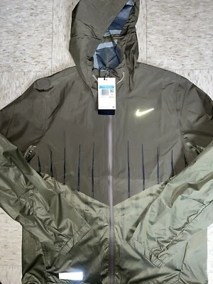 Nike Running Aerogami Rain Jacket - Men's Medium ~ $275.00 FD0410 222 Green - Image 1 of 4
