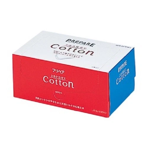 Hecho en JAPÓN Shiseido Prepare Algodón Facial Suave Puro 1 Caja / 70 Hojas Foto 1 de 1
