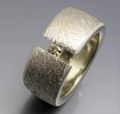 REIF-DESIGN - MARKANTER BRILLANT SPANNRING - AUS EIGENER GOLDSCHMIEDE - Bild 1 von 4