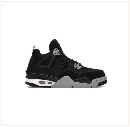 Air Jordan 4 Retro SE tela nera (GS) (2022)
