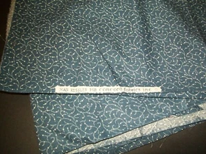 Blue Geometric Fabric Remnant Cotton Quilting Sewing Accessories Crafts DIY 1yd - Picture 1 of 1