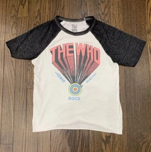 T-shirt The Who stampa grafica adulto piccolo bianco nero poliestere misto cotone - Foto 1 di 4