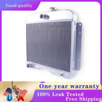 For 1956-1964 Jeep Truck Base/1946-1953 Willys Station Wagon 2.2L Radiator&3-Row Foto 1 de 4