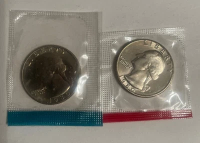 1980 Washington Quarter P&D виолончель как новая - Изображение 1 из 2