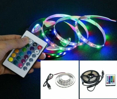 Led Strip Light USB Flexible Lamp Tape Ribbon RGB Tv Desktop Screen Diode Light - Image 1 of 4