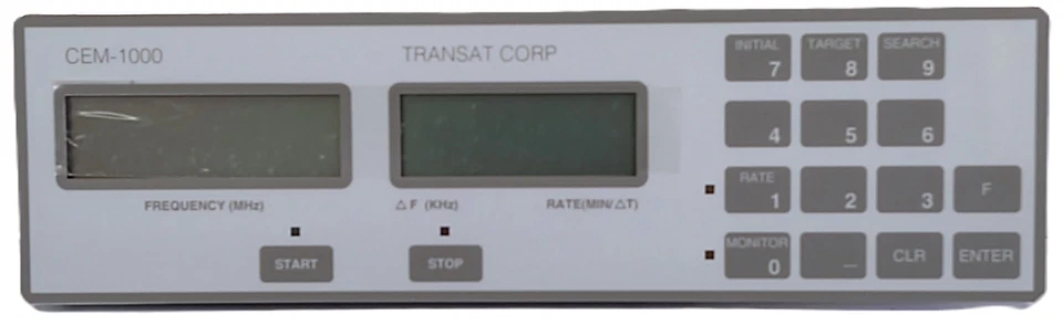 Sansei Showa 00015843 Keypad Membrane for CEM-1000 Crystal Etching Monitor - Image 1 of 4