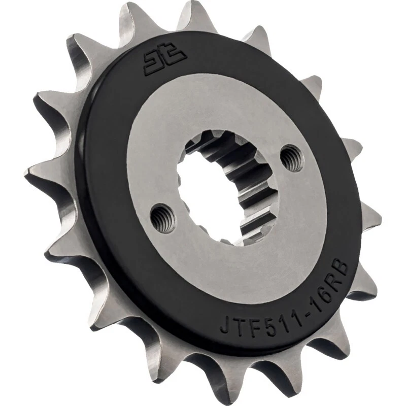 JT Sprockets - JTF511.16RB - Rubber Cushioned Steel Front Sprocket, 16T