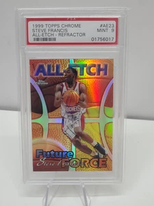 Steve Francis 1999 Topps All etch Refractor AE23 Future Force RC Rockets PSA 9 - Picture 1 of 6
