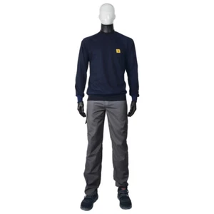 WETEC ESD-Sweatshirt, Rundhalsausschnitt, S, schwarz (Sweatshirt Pullover) - Bild 1 von 3
