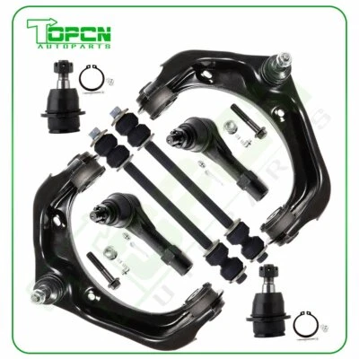 8x For 2007-2010 Ford Explorer Sport Trac Upper Control Arm Tie Rods Ball Joints Foto 1 de 4