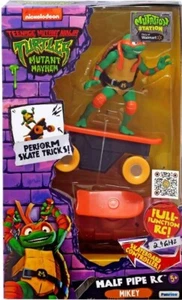 Teenage Mutant Ninja Turtles Mutant Mayhem Mikey Half Pipe RC Skateboard - Bild 1 von 2