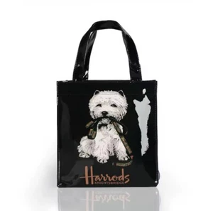 Pvc White Westie Dog Small Tote Purse Bag PVC Reusable - Picture 1 of 7