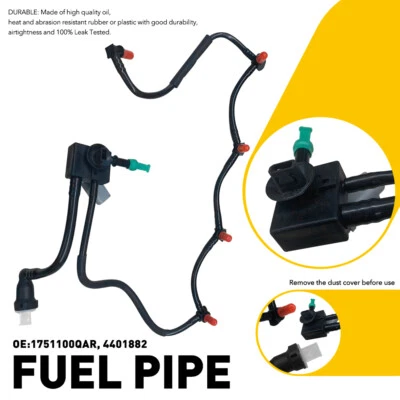 Fuel Injector Leak Off Return Pipe 4411544 For Renault Trafic Ii 01-14 1.9 Dci - Image 1 of 4