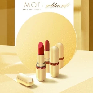 Lipstick MOI Cosmetics MATTE Goldengift Set 2 Joyful ( Joyful+ Lucky) - Picture 1 of 4