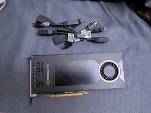 NVIDIA NVS 810 Graphics Card - 8 Mini-DP - 4GB - Includes 6x Mini-DP to DP - Picture 1 of 3