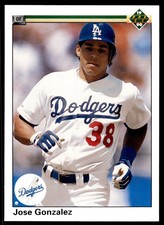 1990 Upper Deck Jose Gonzalez Los Angeles Dodgers #666