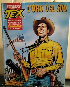 Bonelli maxi Tex - L'oro del sud - da lettura 266 pagine pari al nuovo - Picture 1 of 16