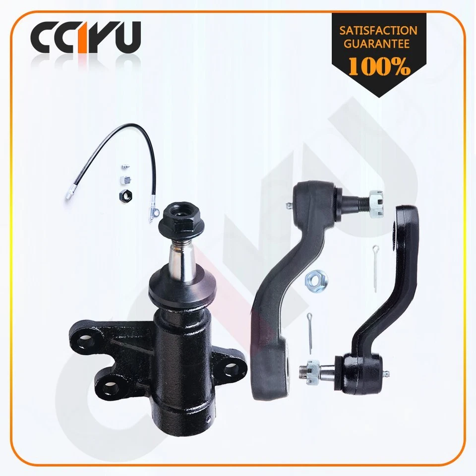 3PCS steering Kit Pitman Idler Bracket Idler Arm For 1993-1999 Chevrolet K1500 - Image 1 of 4