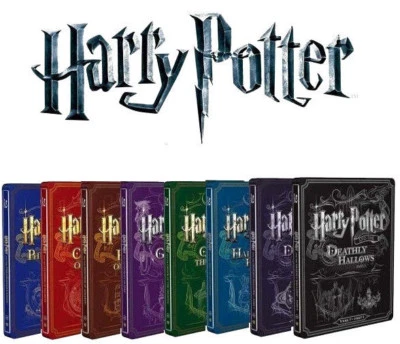 WARNER HOME VIDEO HARRY POTTER - The Complete Collection Steelbook Edition (16 BLU-RAY + Gadgets)
