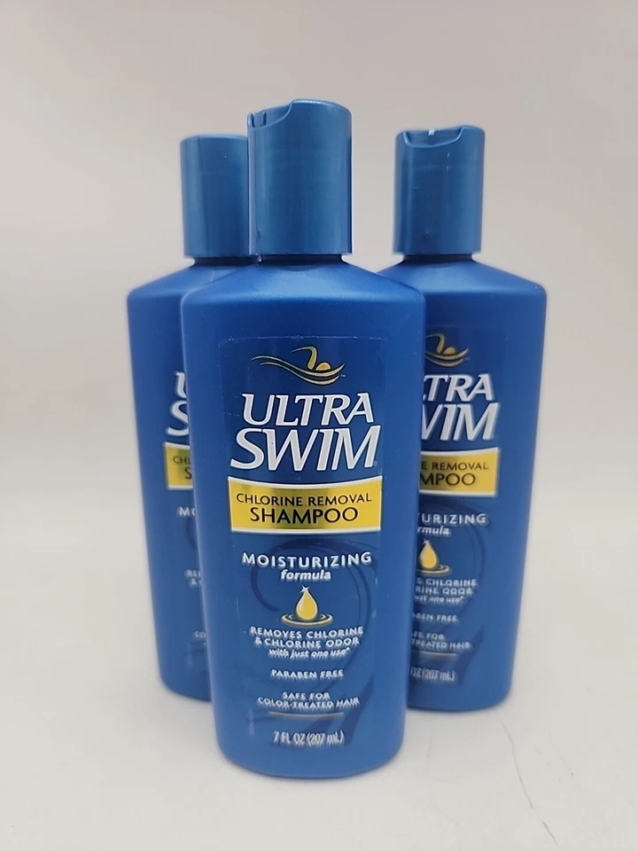 3 Pack Ultra Swim Chlorine Removal Shampoo Moisturizing Formula 7fl oz - Image 1 of 1