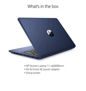 HP Stream 11.6", Celeron, 4GB RAM, 64GB emmc, Royal Blue, - Picture 1 of 5