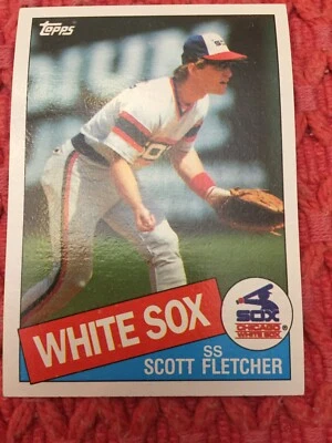 Tarjeta de béisbol vintage de los Medias Blancas Scott Fletcher #78 MLB  Foto 1 de 2