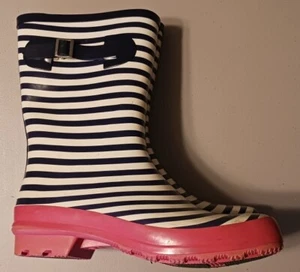 Time and Tru Tall Multicolor Rubber Rain/Mud Boots Size 10 - Picture 1 of 4