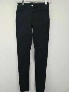 MANGO JEANS WOMENS PANTS BLACK 3 JUNIOR SKINNY HI-RISE STRETCH LADIES MNG DENIM - Picture 1 of 12