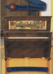 2021 FAMOUS AMERICANS INSPIRE FOIL PARALLEL - FRANZ RUDOLPH WURLITZER /150 #56 - Picture 1 of 1