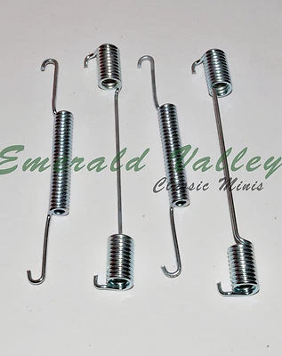 Classic Mini New Brake Shoe Springs Rear Kit - 4 Springs Austin Mini, Morris - Image 1 of 2