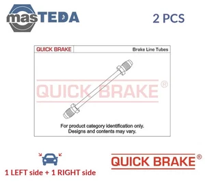 CU-0750B5-A BRAKE HOSE LINE PIPE FRONT QUICK BRAKE 2PCS FOR FORD FOCUS I - Picture 1 of 5
