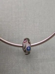 Pandora Charm Sterlingsilber Mehrfarbig Feder Murano Glas - Bild 1 von 3