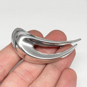 Broche Modernista Abstracto Esterlina De Colección Años 90 Firmado ROBERT LEE MORRIS Prendas Artísticas - Imagen 1 de 5