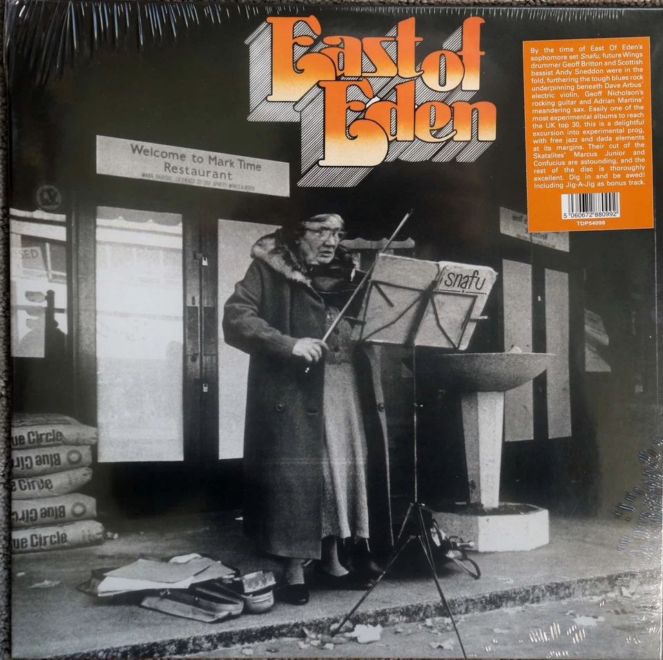 East of Eden-Snafu UK prog psych brand new reissue lp - Image 1 of 1